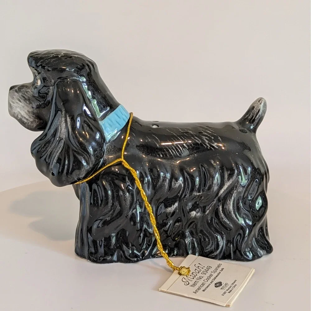 Westland Mwah! Magnetic Kissing Cocker Spaniel Dogs Salt & Pepper Shaker  2007